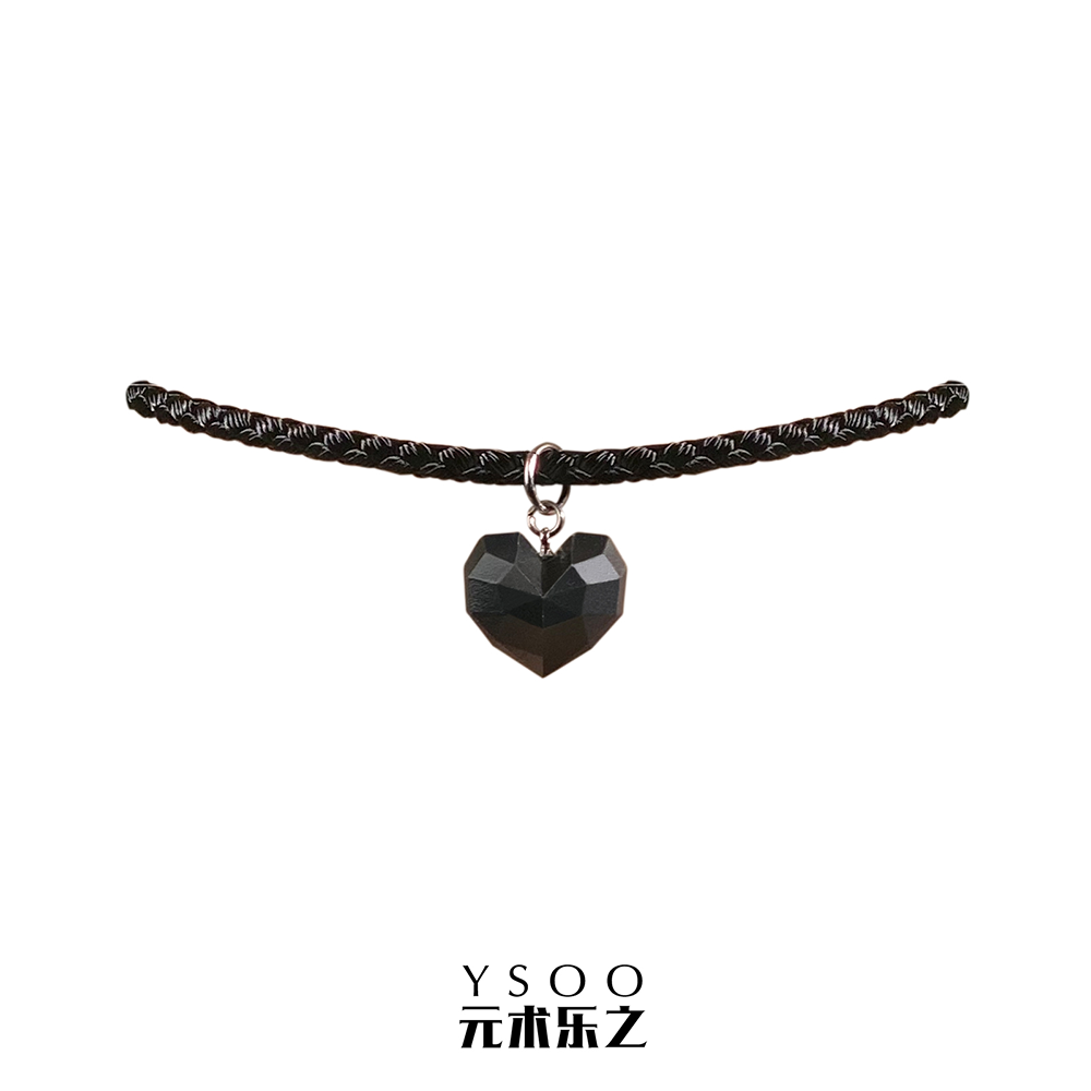 Black Heart Choker Necklace