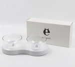 Adjustable Single/Double Raised Pet Bowl - Lazylifeshop
