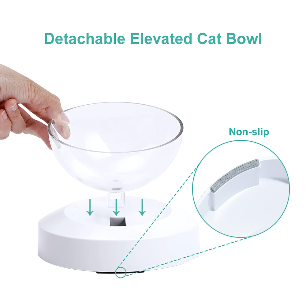 Adjustable Single/Double Raised Pet Bowl
