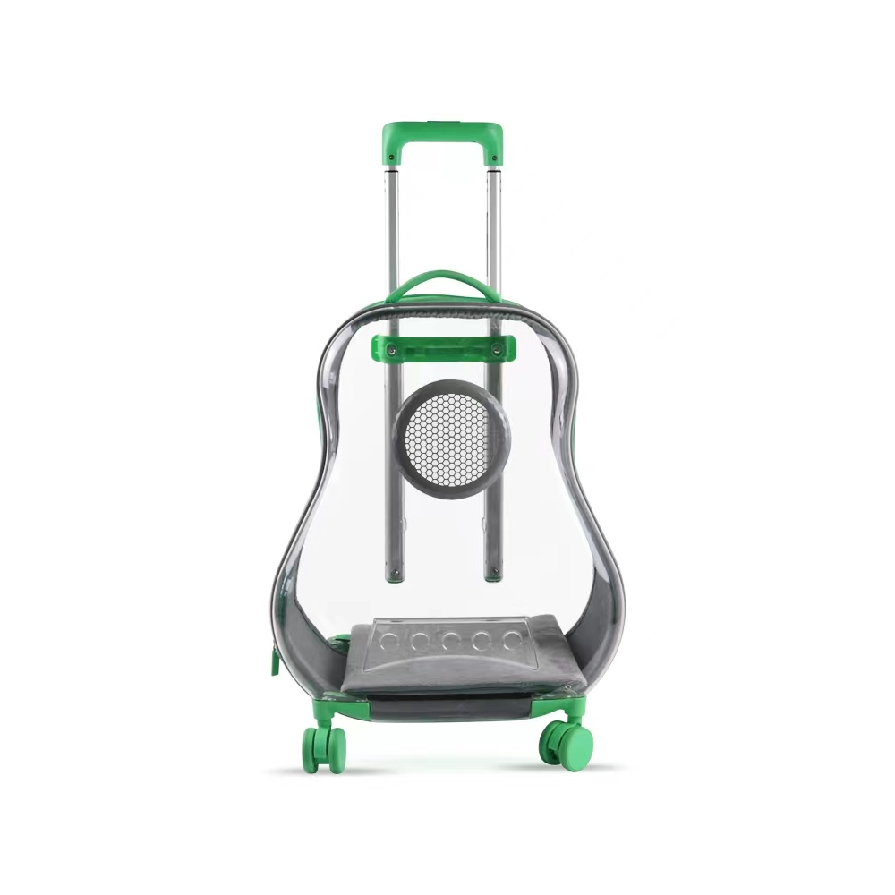Guitar Style Portable Pet Travel Trolley Carrier