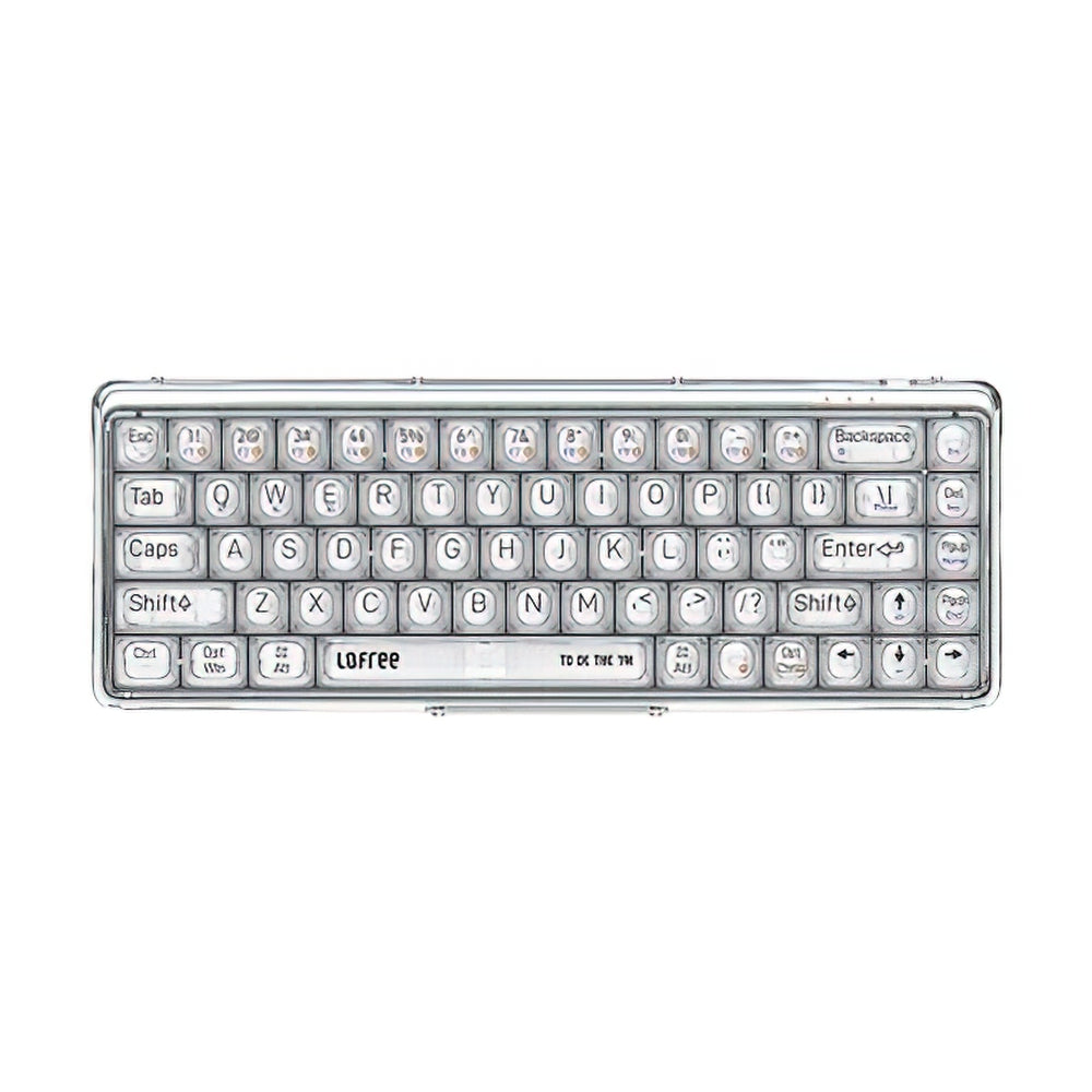 Lofree 1% Dual Mode Transparent Mechanical Keyboard