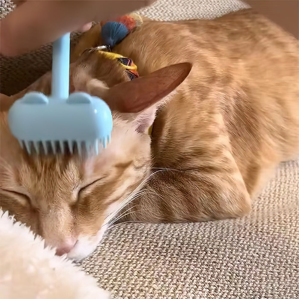 Cat Washable Grooming Shedding Massage Tickling Pet Brush