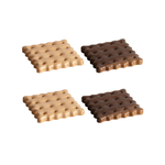 Biscuits Solid Wooden Heat Insulation Coasters - Lazylifeshop