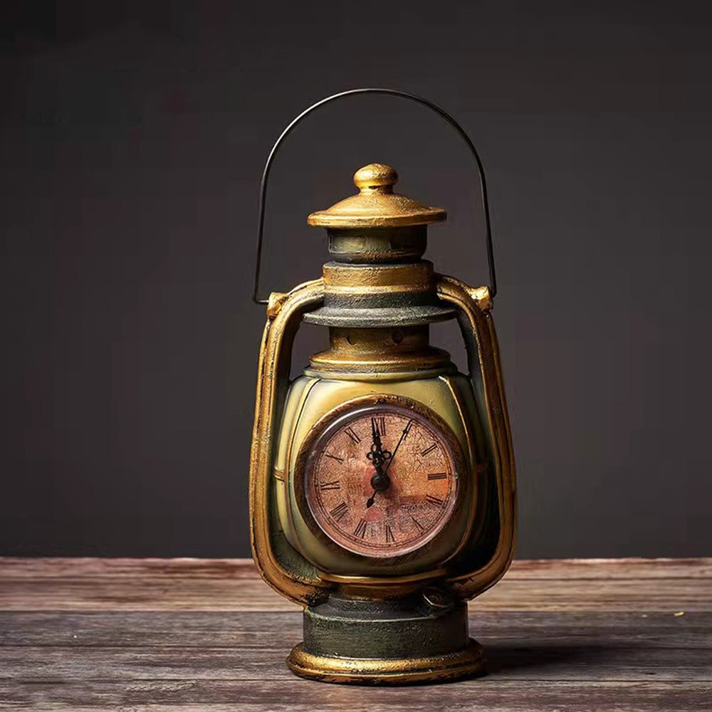 Vintage Kerosene Lamp Alarm Clock