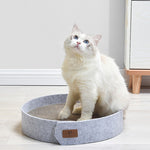 Round wool felt cat scratcher board - Lazylifeshop