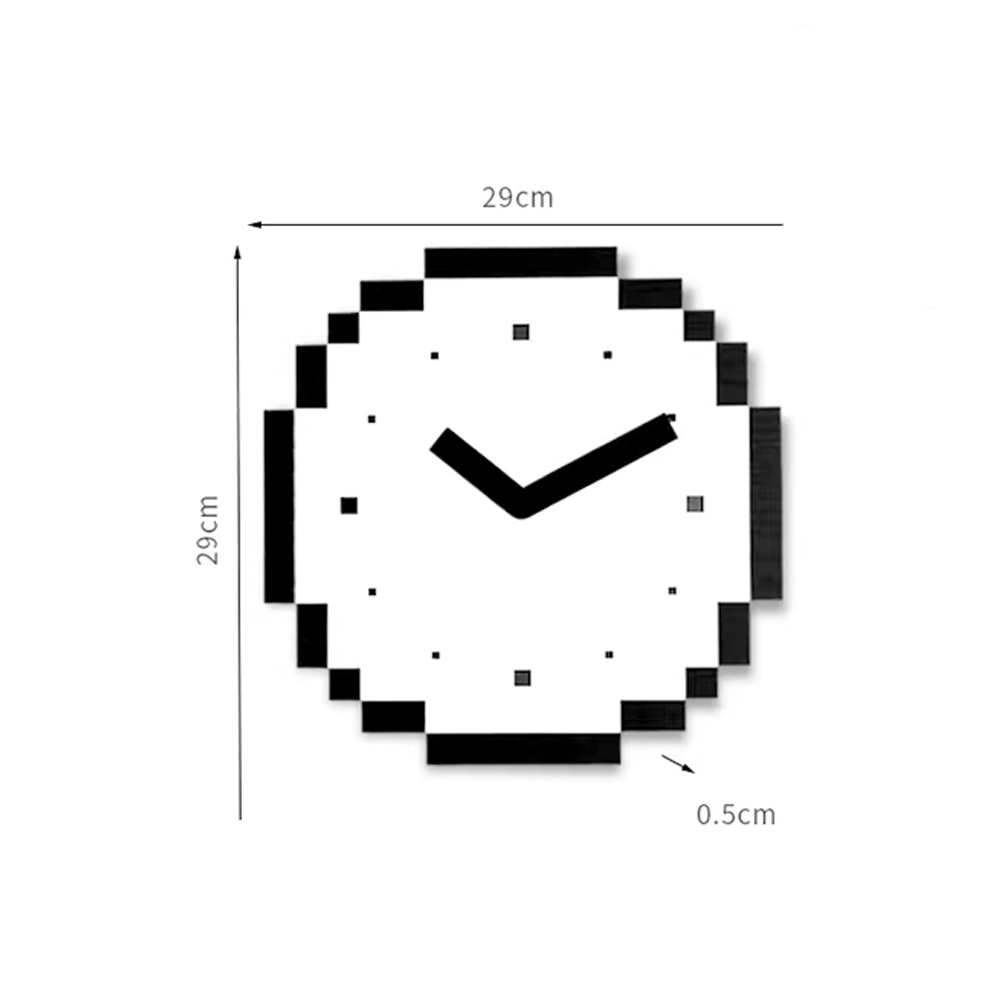 Pixel Games Modern Simple Clock