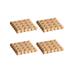 Biscuits Solid Wooden Heat Insulation Coasters - Lazylifeshop