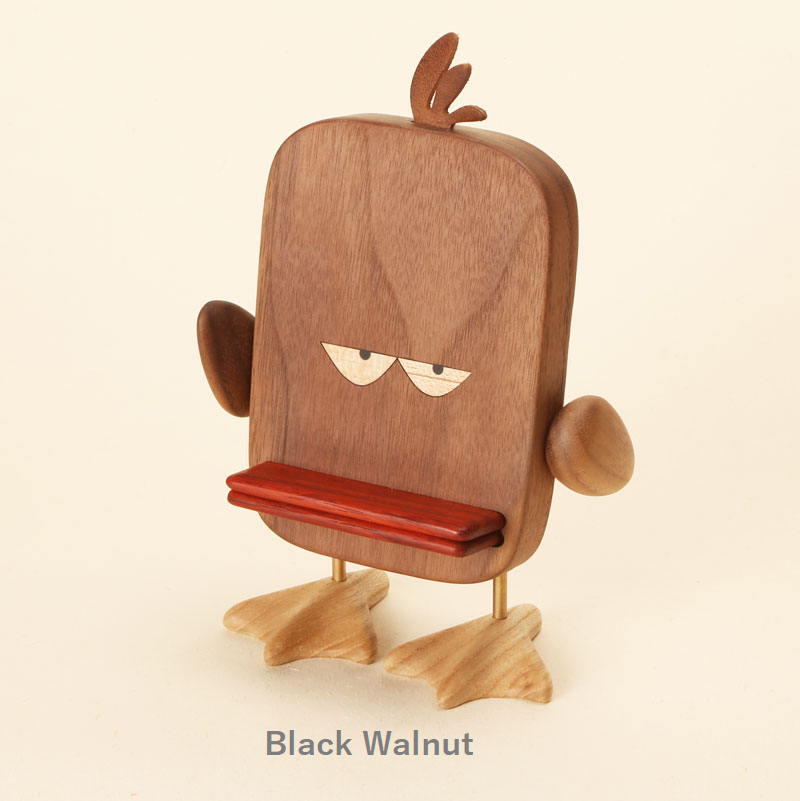Duck Cell Phone Stand Wooden Handmade Big Face Phone Stand