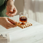 Biscuits Solid Wooden Heat Insulation Coasters - Lazylifeshop
