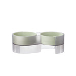 Dual Bowl for Pets - Green - Lazylifeshop