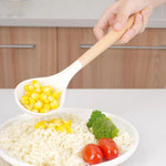 Milk White Silicone Cooking Utensils Set (1 Set of 12 Pcs) - Lazylifeshop