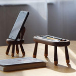 Cell Phone Stand Handmade Wooden Rabbit Ear Chair Unique Phone Stand - Lazylifeshop