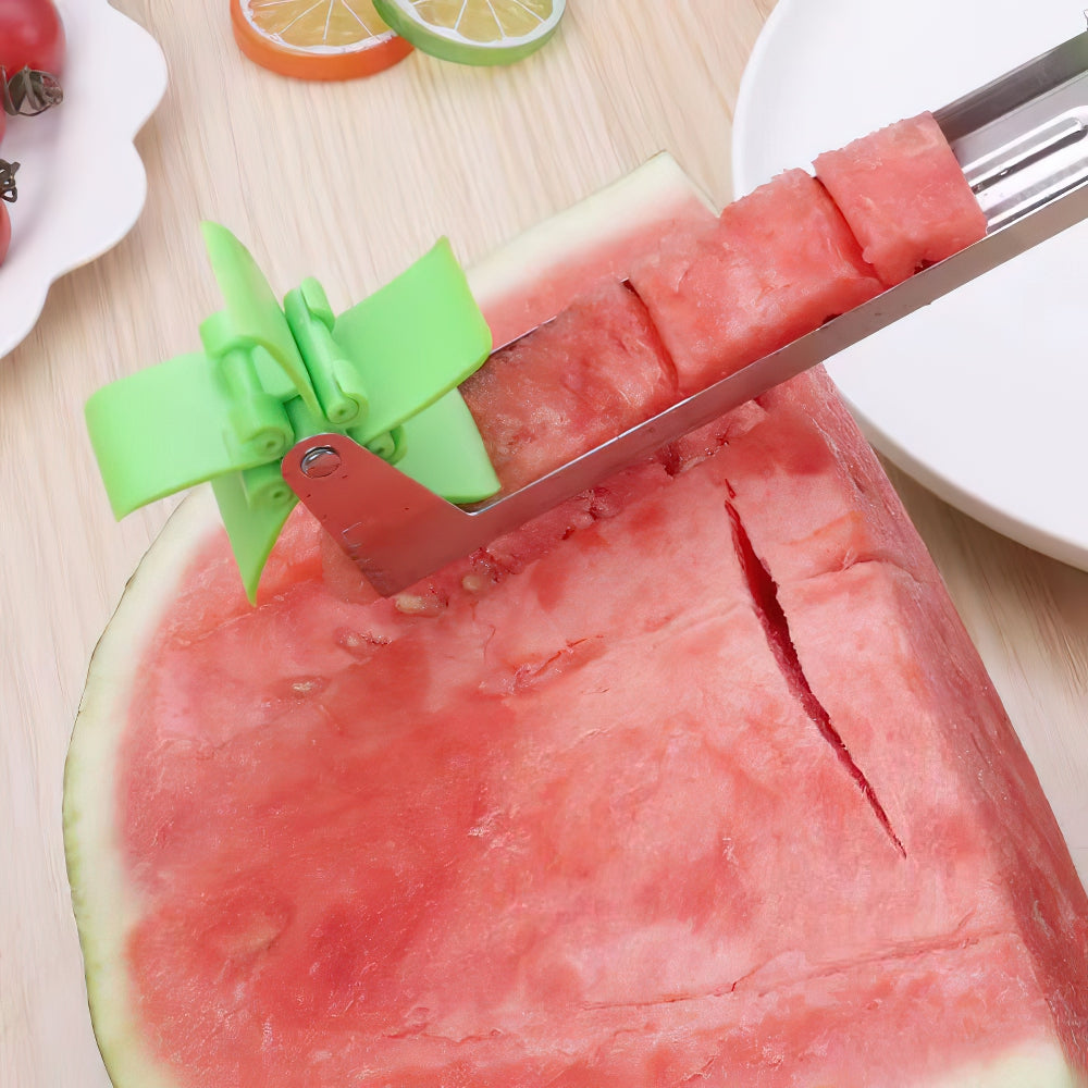 Stainless Steel Watermelon Slicer Cutter Knife Fruit Tools Kitchen Gadgets