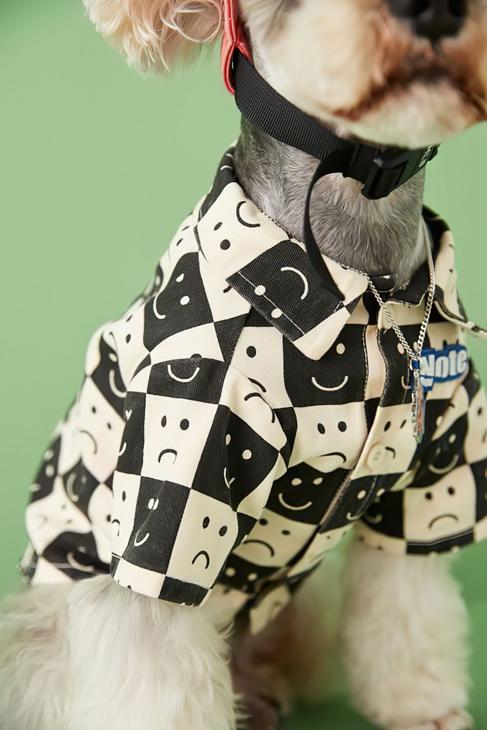 Pet Dog Spring And Autumn Thin Smile Doggy Shirt Dog Clothing Puppy Clothing