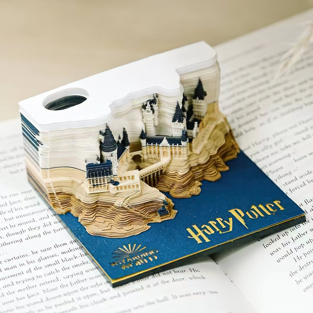 Hogwarts Castle 3D Memo Pad Sticky Notes Creative Birthday Gift