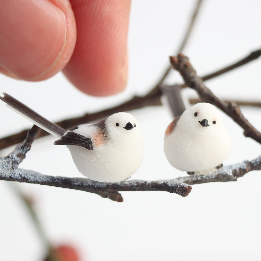 Little Bird Aegithalos Glaucogularis Earrings