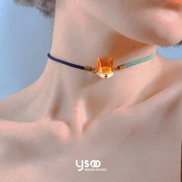 Fox Collarbone Necklace