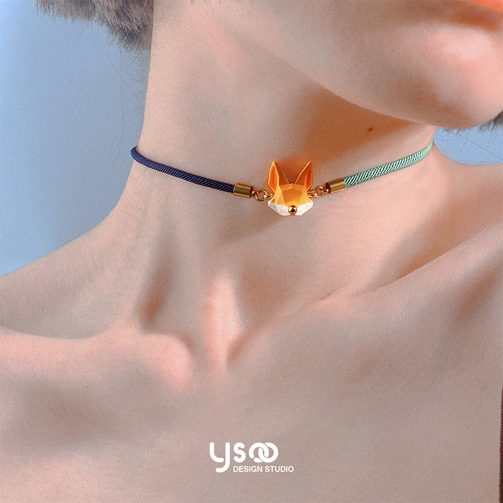 Fox Collarbone Necklace