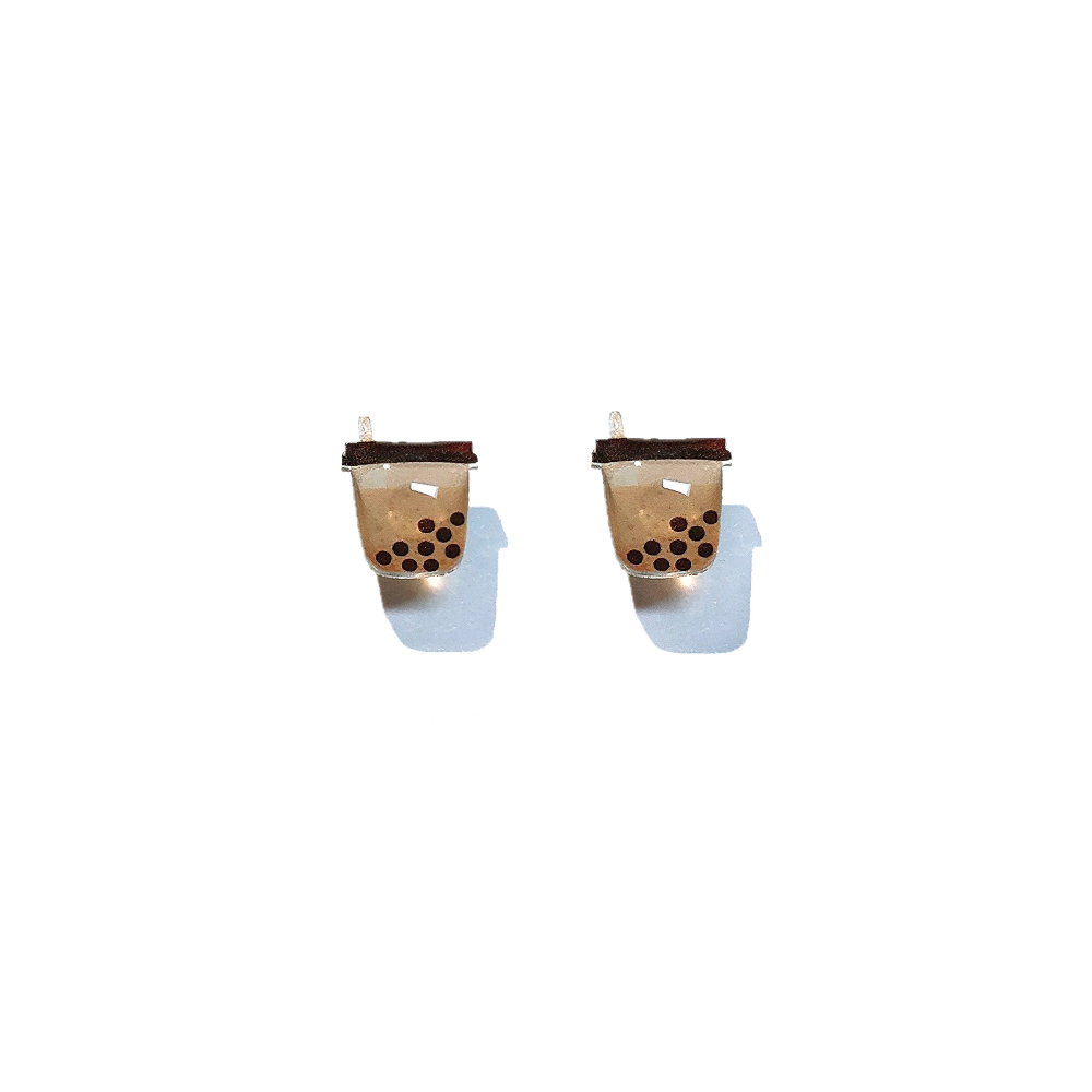 Milk Tea Earrings