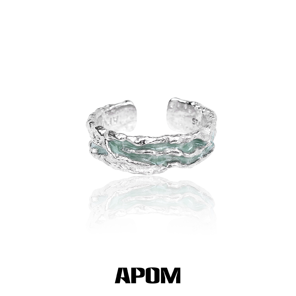 APOM Mint Colored Lake Rings
