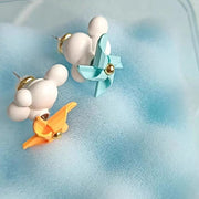 Cloud Windmill Earrings