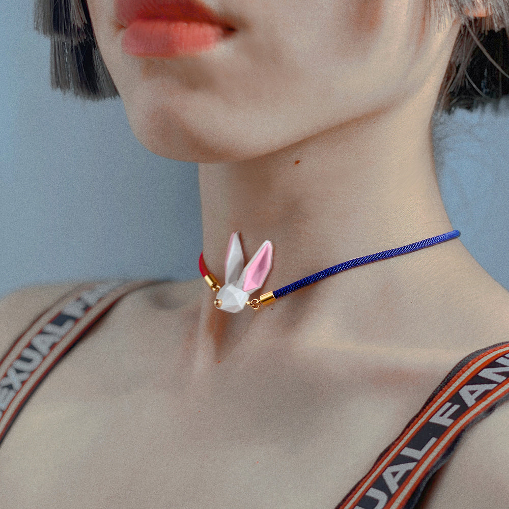 Rabbit choker Necklace