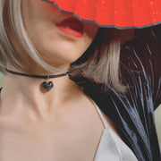 Black Heart Choker Necklace