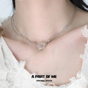 APOM Chalcedony Laurel Necklace