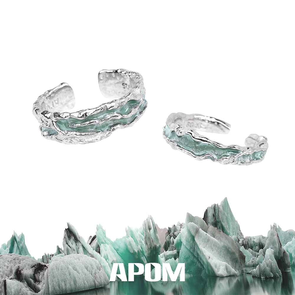 APOM Mint Colored Lake Rings