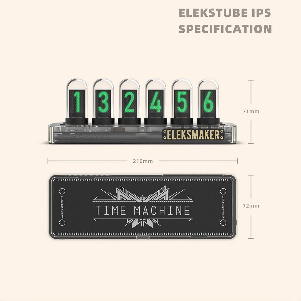 Eleksmaker EleksTube IPS  PR1 PR2 Edition 6-Bit Digital Clock