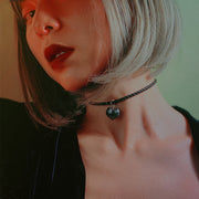 Black Heart Choker Necklace