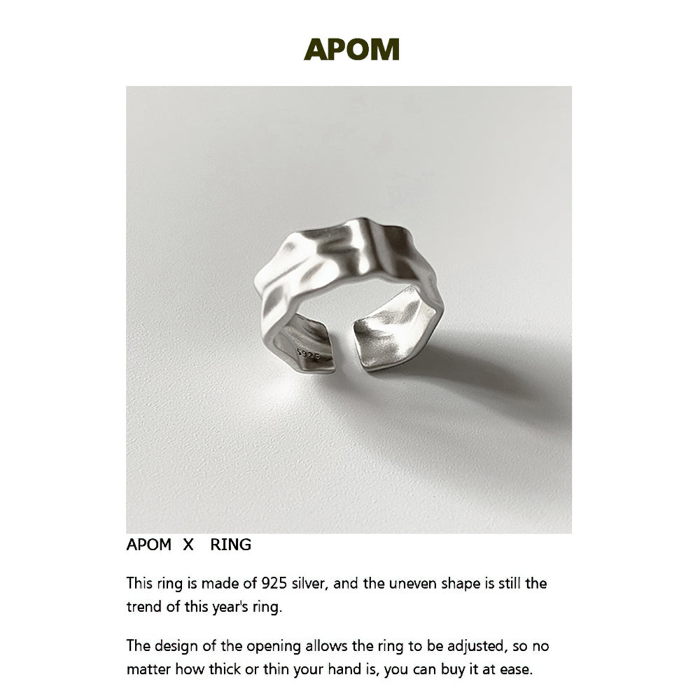 APOM Midnight Orchid Rings