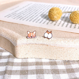 Welsh Corgi Earrings