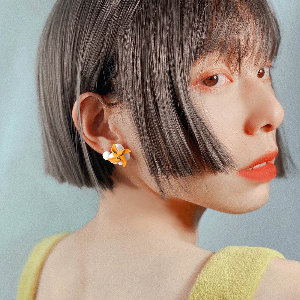 Cloud Windmill Earrings