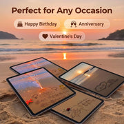 Sunrise & Sunset Beach Scene Birthday Cake Greeting Video