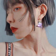 Rotary Airplane Animal Earrings