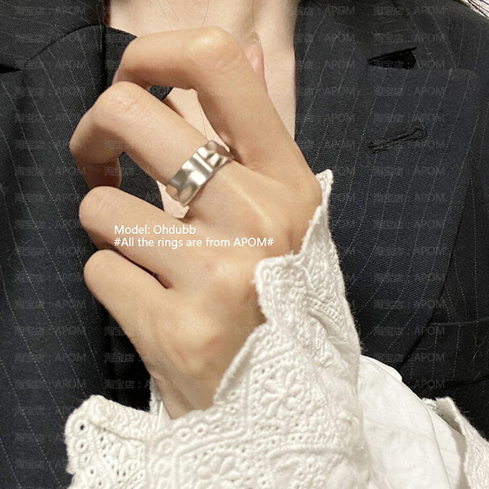 APOM Midnight Orchid Rings