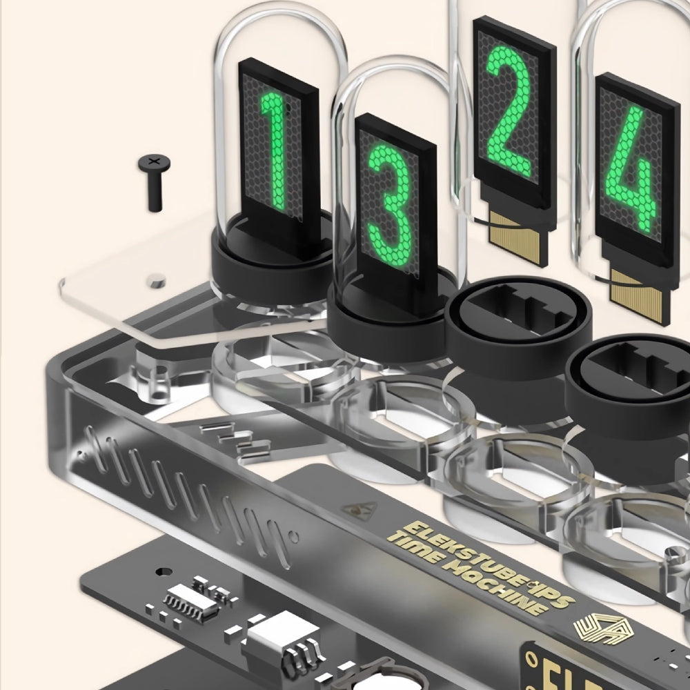 Eleksmaker EleksTube IPS  PR1 PR2 Edition 6-Bit Digital Clock