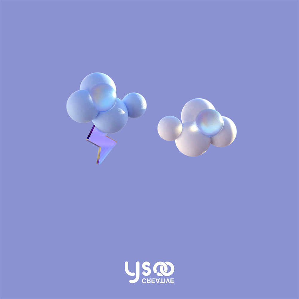 Cloud Lightning Earrings
