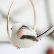 Little Bird Aegithalos Glaucogularis Earrings