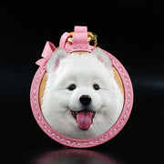 Handcrafted Pet Memorial Leather Keychain