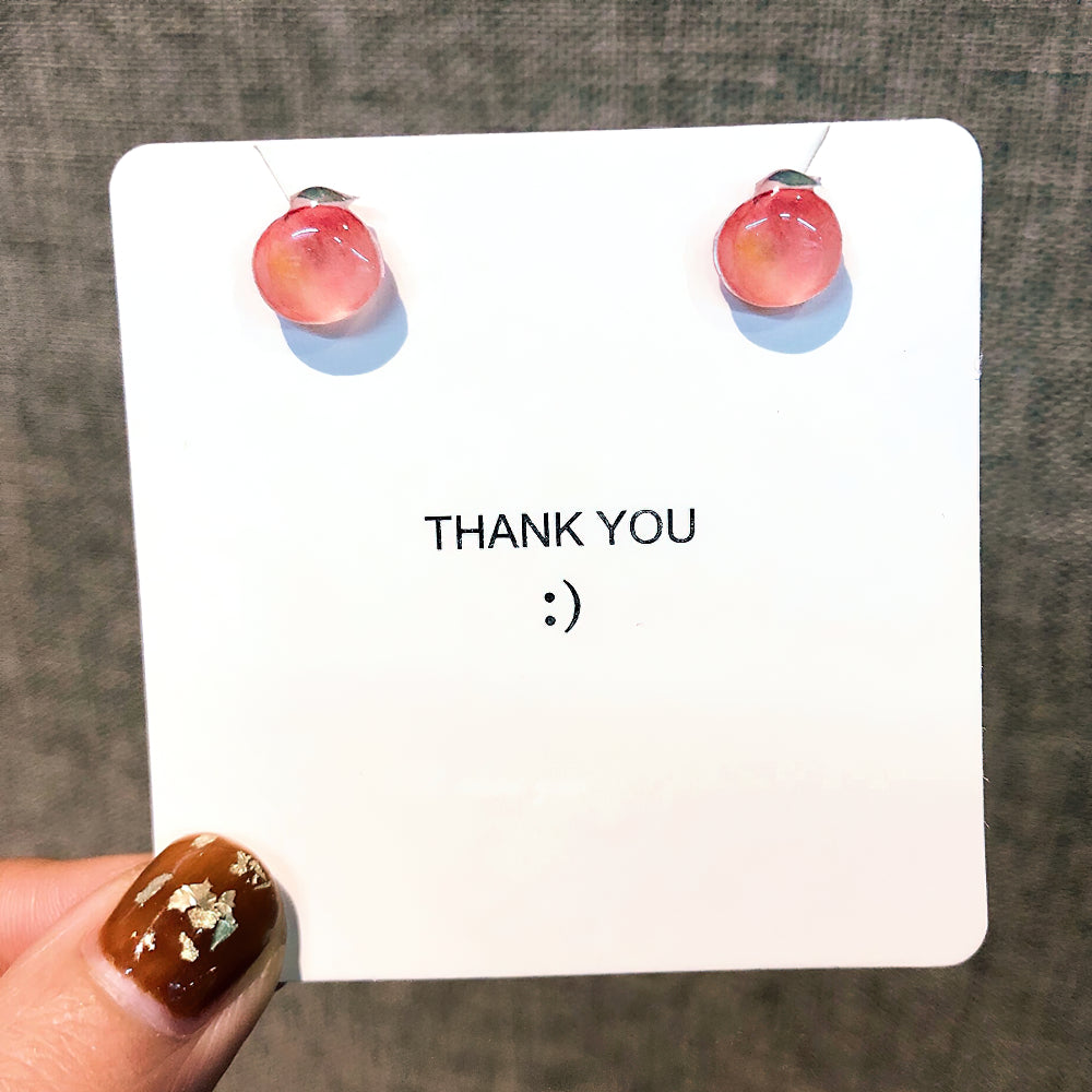 Peach Earrings