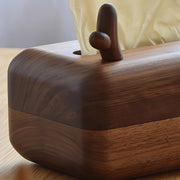 Antler Tissue Box Cover Wooden Handmade Home Decoration