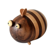 Bee Toothpick Holder Wooden Handmade Table Decorations