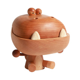 Big Mouth Dragon Jewelry Boxes Wooden Handmade