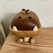 Big Mouth Dragon Jewelry Boxes Wooden Handmade