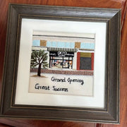 Custom Hand Embroidered Portrait - Personalized Photo Embroidery Framed Wall Art - Image 3