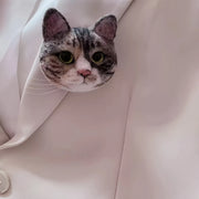 Custom Handmade Pet Felt Portrait Brooch