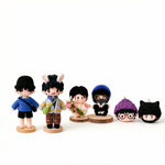 Custom Photo Crochet Doll Keychain - Personalized Handmade Mini Doll - Image 1