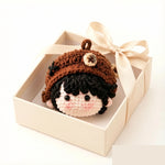 Custom Photo Crochet Doll Keychain - Personalized Handmade Mini Doll - Image 4